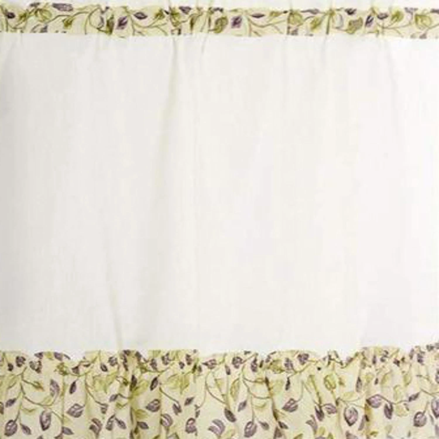 Ellis Curtain Clarice High Quality 2-Piece Leafy Branch Patterned Ruffled Tier Pair Window Curtains - 58 X30" Violet 4 Ellis Curtain Clarice High Quality 2-Piece Leafy Branch Patterned Ruffled Tier Pair Window Curtains - 58 X30" Violet - Image 4