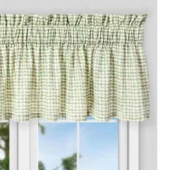 Ellis Curtain Davins High Quality Water Proof Room Darkening Blackout Tailored Window Valance - 80x15", Spa 6 Ellis Curtain Davins High Quality Water Proof Room Darkening Blackout Tailored Window Valance - 80x15", Spa -Ellis Curtain Shop 730462124586 ELLIS 2