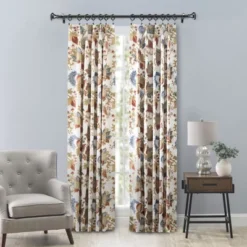 Ellis Cambridge Lined Jacquard Pinch Pleat Jacobean Floral Print Multicolor Drapery 2-Piece Curtain Panels 5 Ellis Cambridge Lined Jacquard Pinch Pleat Jacobean Floral Print Multicolor Drapery 2-Piece Curtain Panels -Ellis Curtain Shop GUEST 118ca5aa d28b 4c49 baa9 3cb6fca931df