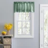 Ellis Curtain Portland Crushed Taffeta Rod Pocket Valance - 48x15", Spa