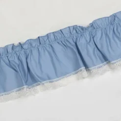 Ellis Curtain Madelyn Ruffled Victorian 1.5" Rod Pocket Valances For Windows 60" X 16" Slate -Ellis Curtain Shop GUEST 29d6adf6 a1f8 463d a03a a6163241f65a 1