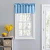 Ellis Stacey 3" Rod Pocket High Quality Fabric Solid Color Window Lined Filler Valance 42"x13" Slate