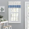 Ellis Curtain Madelyn Ruffled Victorian 1.5" Rod Pocket Valances For Windows 60" X 16" Slate