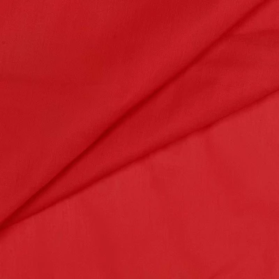 Ellis Stacey 1.5" Rod Pocket High Quality Fabric Solid Color Window Balloon Valance 60"x15" Red 2 Ellis Stacey 1.5" Rod Pocket High Quality Fabric Solid Color Window Balloon Valance 60"x15" Red - Image 2