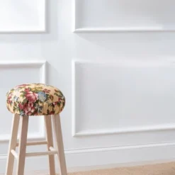 Ellis Bella Rose Stylish Medium Scale Printed Floral Pattern Elastic Bottom Edge Barstool Cover 13"x13" Butter 8 Ellis Bella Rose Stylish Medium Scale Printed Floral Pattern Elastic Bottom Edge Barstool Cover 13"x13" Butter -Ellis Curtain Shop GUEST 6ba85e6c b0eb 45a8 8ad4 7fa8bc5fa3ed