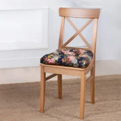 Ellis Bella Rose Unique Medium Scale Printed Floral Pattern Non-Skid Chair Pad 9 Ellis Bella Rose Unique Medium Scale Printed Floral Pattern Non-Skid Chair Pad -Ellis Curtain Shop GUEST 902b6e53 2c53 43ec a641 1ba9539acbf1