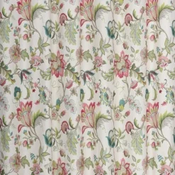 Ellis Curtain Brissac Classic Floral Design Button Holes Shower Curtain 70" X 72" Red -Ellis Curtain Shop GUEST a2ea0381 ca94 41f1 9f9d 8aadfaac6d75