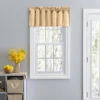 Ellis Stacey Solid Color Window 3" Rod Pocket High Quality Fabric Lined Filler Valance 42"x13" Almond
