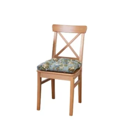 Ellis Bella Rose Stylish Medium Scale Printed Floral Pattern Non-Skid Chair Pad -Ellis Curtain Shop GUEST bd0767db f30d 4262 9bbb eff34dccfe68