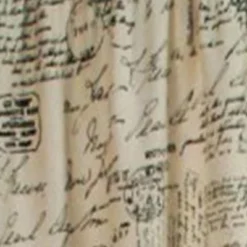 Script Classic Print Room Darkening Window Valance 48" X 15" Natural By Ellis Curtain -Ellis Curtain Shop GUEST cb99284c 6d5d 4c32 aefe feabd521243b