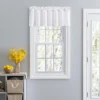 Ellis Stacey 3" Rod Pocket High Quality Fabric Solid Color Window Lined Filler Valance 42"x13" White