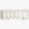 Home Classic Narrow Ruffle Rod Pocket Valance Natural By Ellis Curtain