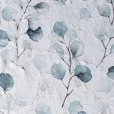 Ellis Curtain Eucalyptus Crushed Taffeta Rod Pocket Valance - 48x15", Spa 3 Ellis Curtain Eucalyptus Crushed Taffeta Rod Pocket Valance - 48x15", Spa - Image 3