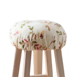 Ellis Vintage Stylish Medium Scale Printed Vine Pattern Elastic Bottom Edge Barstool Cover 13"x13" Pecan -Ellis Curtain Shop GUEST f8f5e721 34ab 41a4 b708 ef4030ac9019