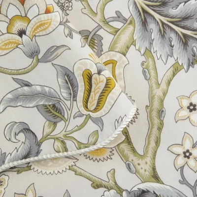 Ellis Curtain Regency Scallop Shaped 3" Rod Pocket Valances For Windows 50" X 15" Grey 3 Ellis Curtain Regency Scallop Shaped 3" Rod Pocket Valances For Windows 50" X 15" Grey - Image 3