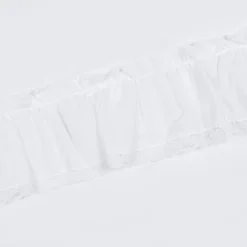 Ellis Curtain Madelyn Ruflled Victorian 1.5" Rod Pocket Swag For Windows Lace Edge 82" X 38" White -Ellis Curtain Shop GUEST fd4f546b 5f2c 4fae 813d 33cd472c8949